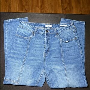 Women's High Rise Blue Jeans